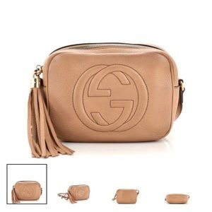 Gucci Soho Disco Bag - Rose Beige Leather